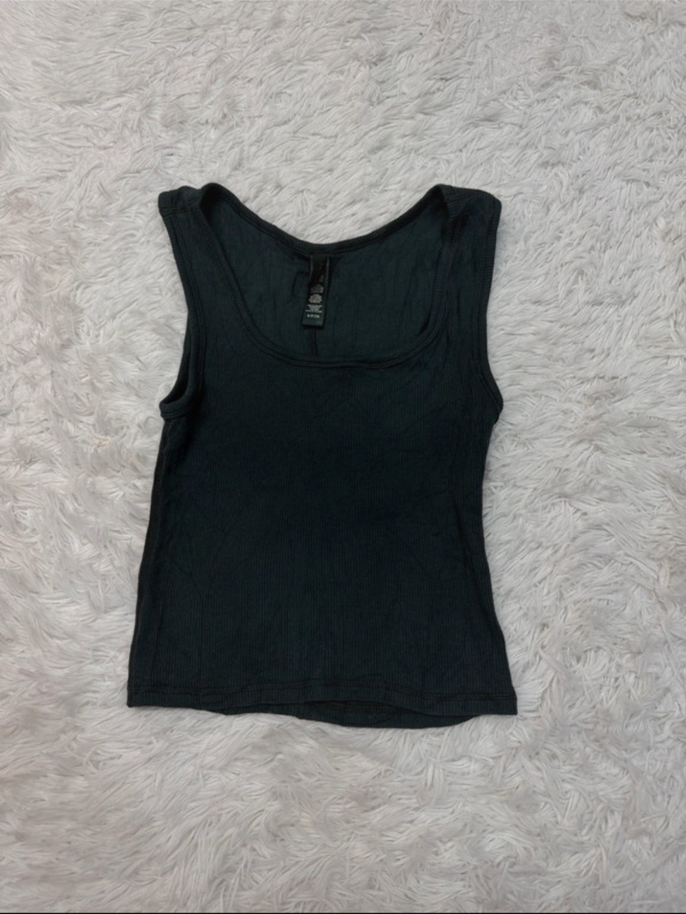 Skims green Ribbed Tank Top - Women's Classic Sleeveless Top